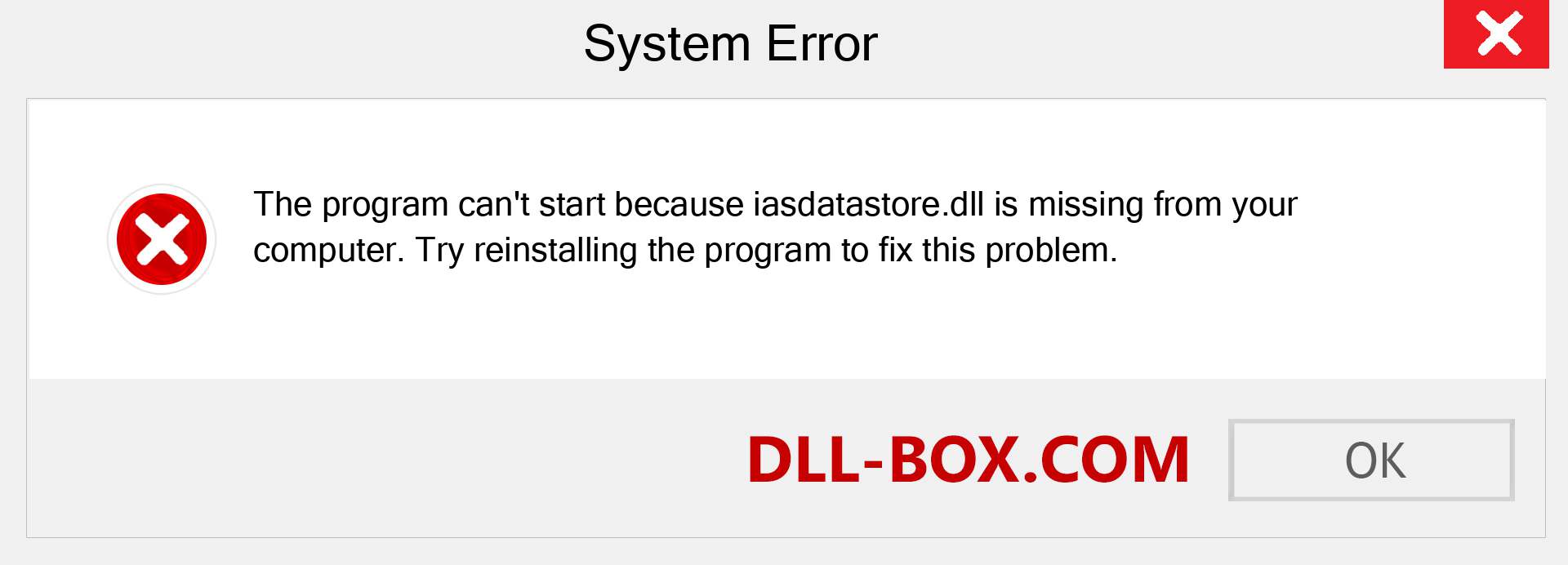  iasdatastore.dll file is missing?. Download for Windows 7, 8, 10 - Fix  iasdatastore dll Missing Error on Windows, photos, images